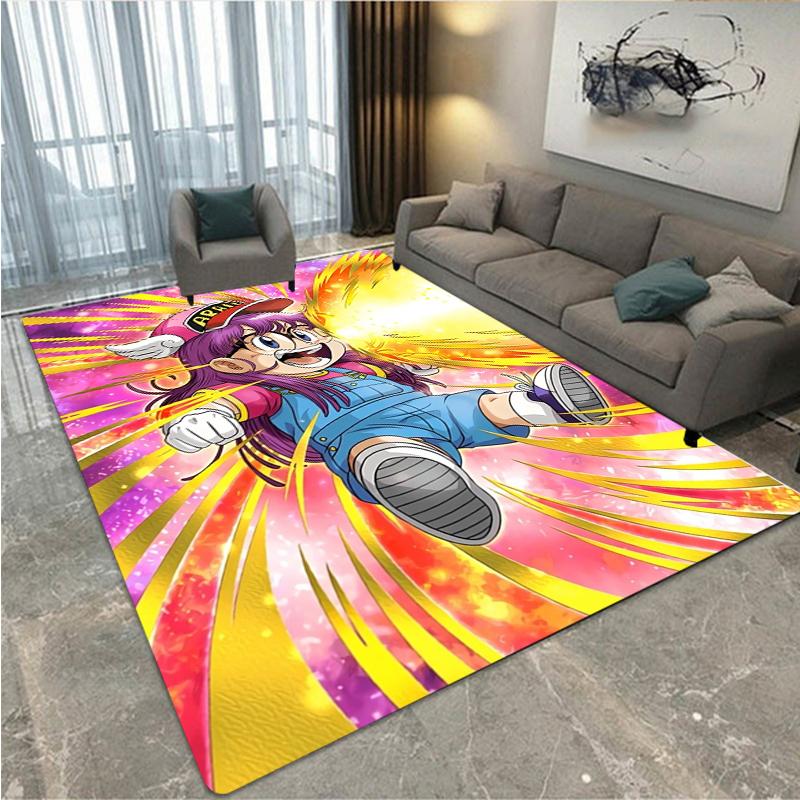 Alfombra de dibujos animados DR Slump Arale Chan, área de ocio para niños, sala de estar, dormitorio, alfombrilla para el asiento, reposacabezas, alfombrilla antideslizante