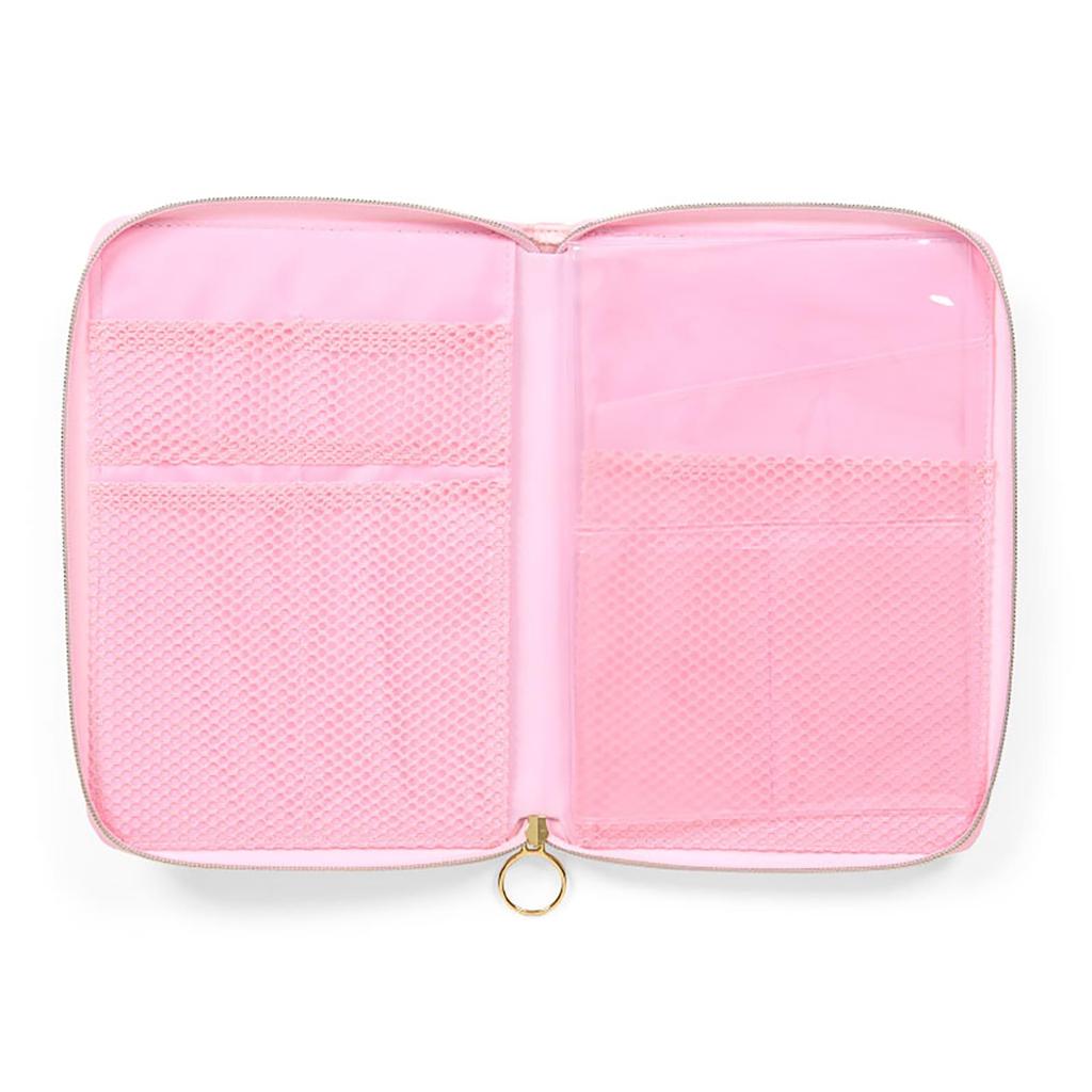 Jornal Sanrio 50º Personagens Sanrio Bolsa Funcional Armazenamento Aço x x Idade recomendada 3 anos ou mais 301914 Estojo Múltiplo (Aniversário de Morango)