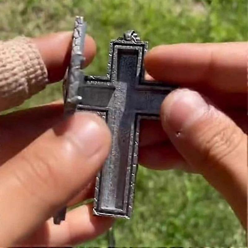 Jeu de Collier de Calamars,collier avec compartiment secret,Collier Pendentif Croix