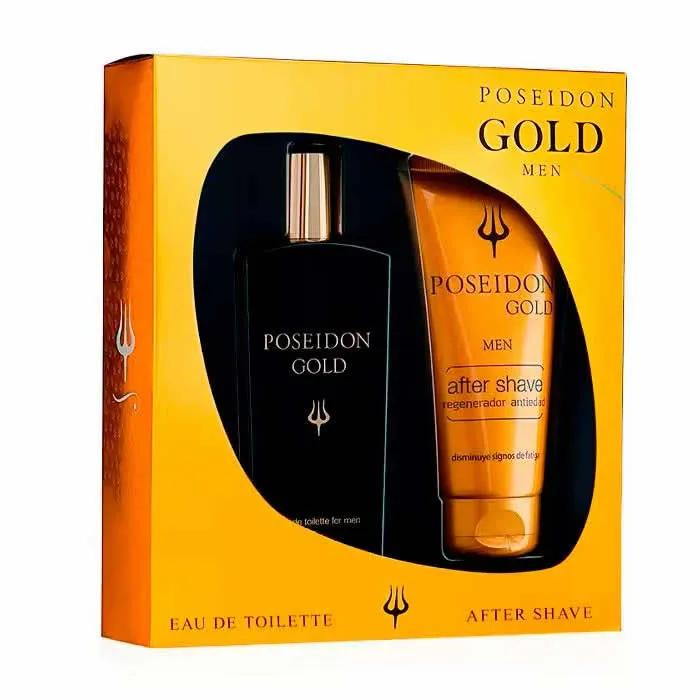 

Туалетная вода-спрей Poseidon Gold Men 100 мл, набор из 2 предметов