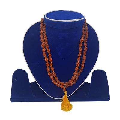 Rosenkranz von Rudraksha (3 Mukhs), Rudraksha Mala 3 Mukhi (108+1 Perlen), Divya Shakti