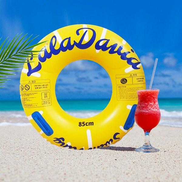 LND Lara David Wasserspiel runder Schlauch 65cm ~ 125cm groß extra groß Erwachsene Kinder Schwimmen Wasserspielzubehör, koreanische Wasserspaßartikel