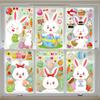 Easter Window Clings Easter Eggs Window Stickers Reusable Spring Easter Window Stickers