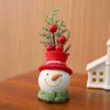 Cute Santa Claus Ornament Exquisite Christmas Gnome Doll Snowman Decoration  Holiday Display