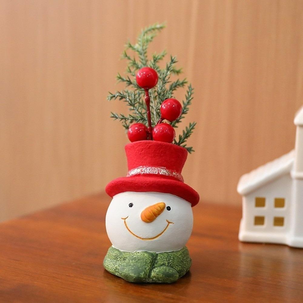 Cute Santa Claus Ornament Exquisite Christmas Gnome Doll Snowman Decoration  Holiday Display