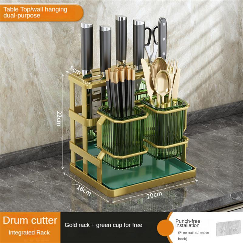 Kitchen Cutlery Organizer Multi-functional Kitchen Counter Storage Chopsticks Tableware Holder Basket Sponge Holder For Kitchen