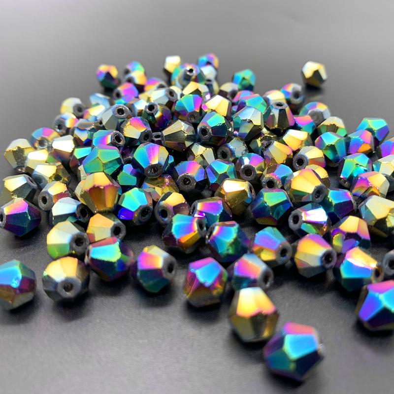 New 4-6-8mm Austria Crystal Beads Spacer Glass Bead DIY Earrings Bracelet Choker Necklace Jewelry Making