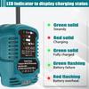 Mini Compact Car Charger For Makita For Milwaukee For Dewalt 18V Lithium Ion Battery Car Charger Cigarette Lighter Plug Charger