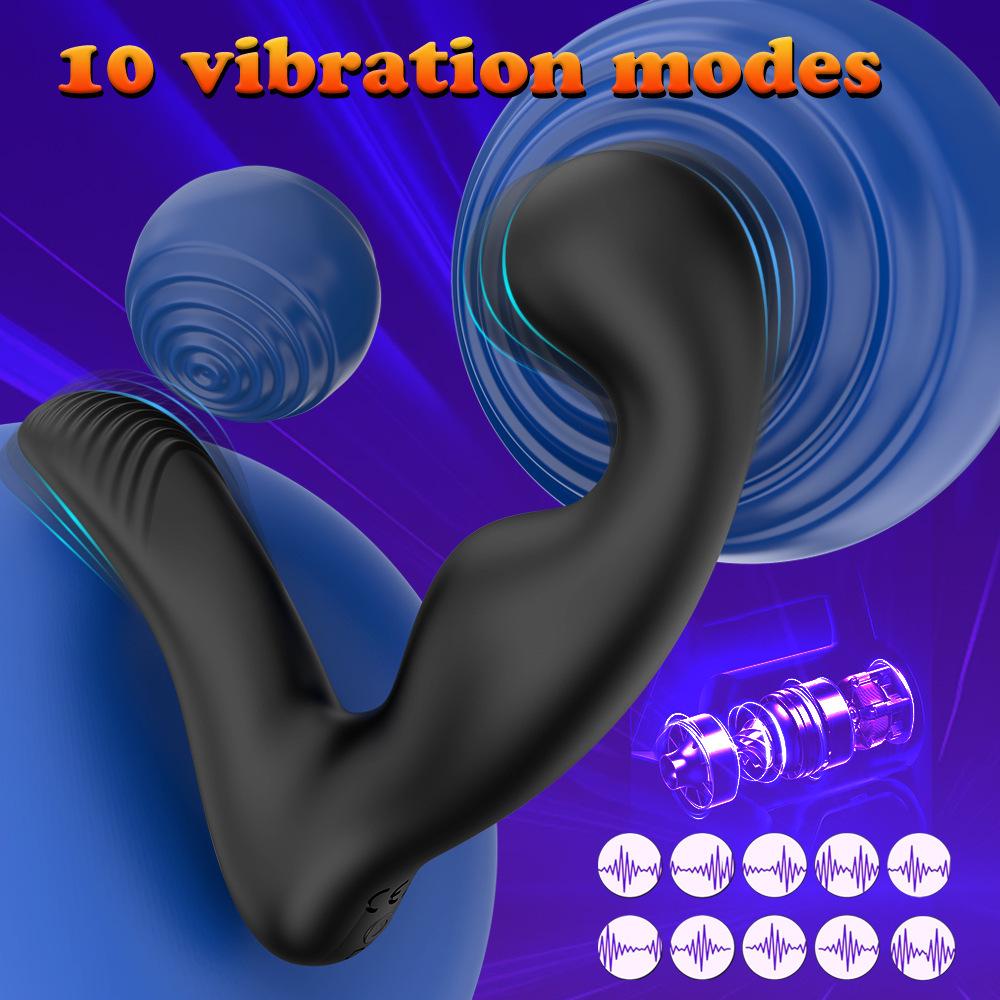 Magnetic Rechargeable Inflatable Anal Vibrator: 10 Vibration Modes & 3 Inflation Settings for Ultimate Pleasure