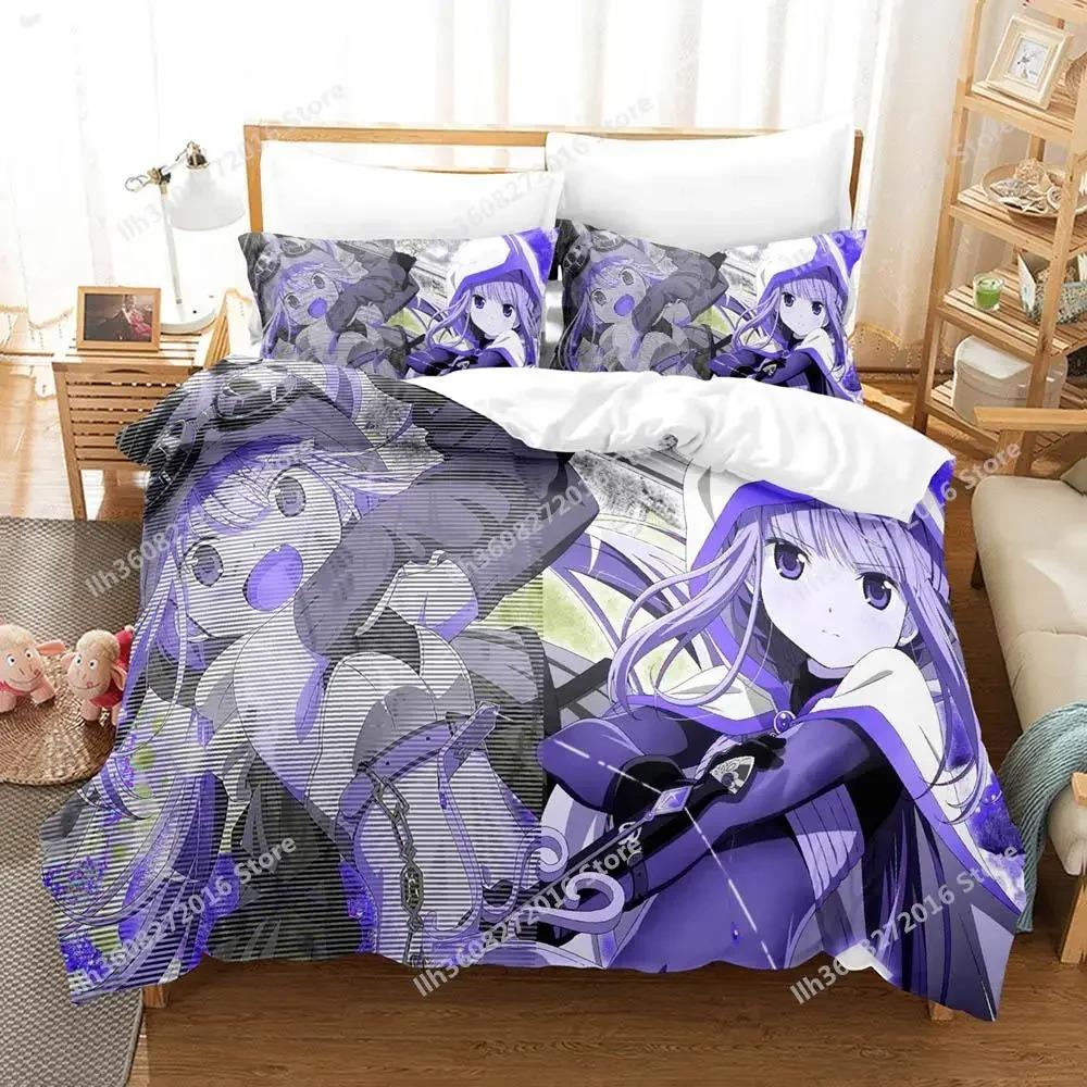 Madoka Magica Bedding Set Single Twin Full Queen King Size Bed Set Adult Kid Bedroom Duvet Cover Sets Anime Bed Sheet Set