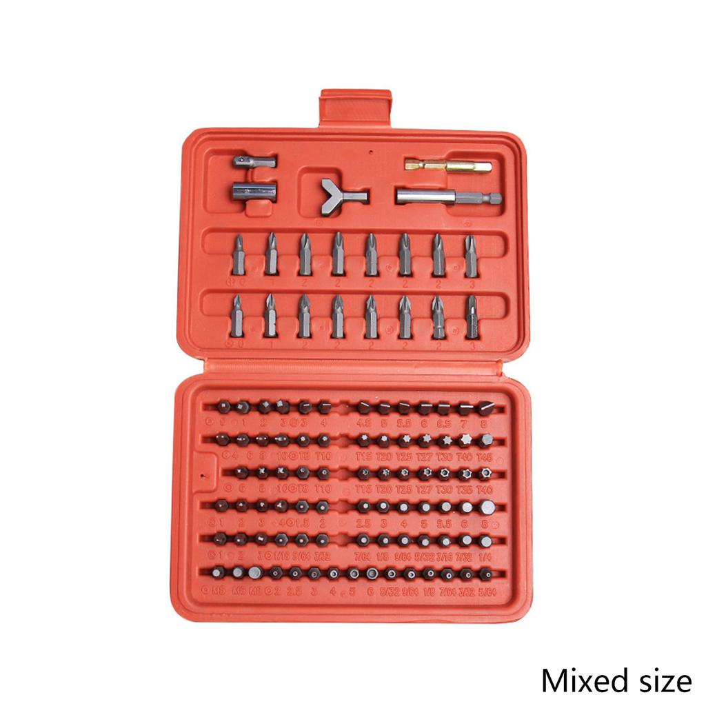 100pcs Multi Screwdriver Set Batch Head Precision Screwdriver Disassemble Hand Tool for Computer PC Phone Device Repair