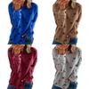 Women Casual Tunic Crew Neck Long Sleeve Star Print Tee Top Blouse For Daily Comfort And Style