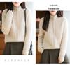 Niche Design Double Zipper Wool Cable Knit Cardigan - Vintage Style, Thick & Cozy for Fall/Winter