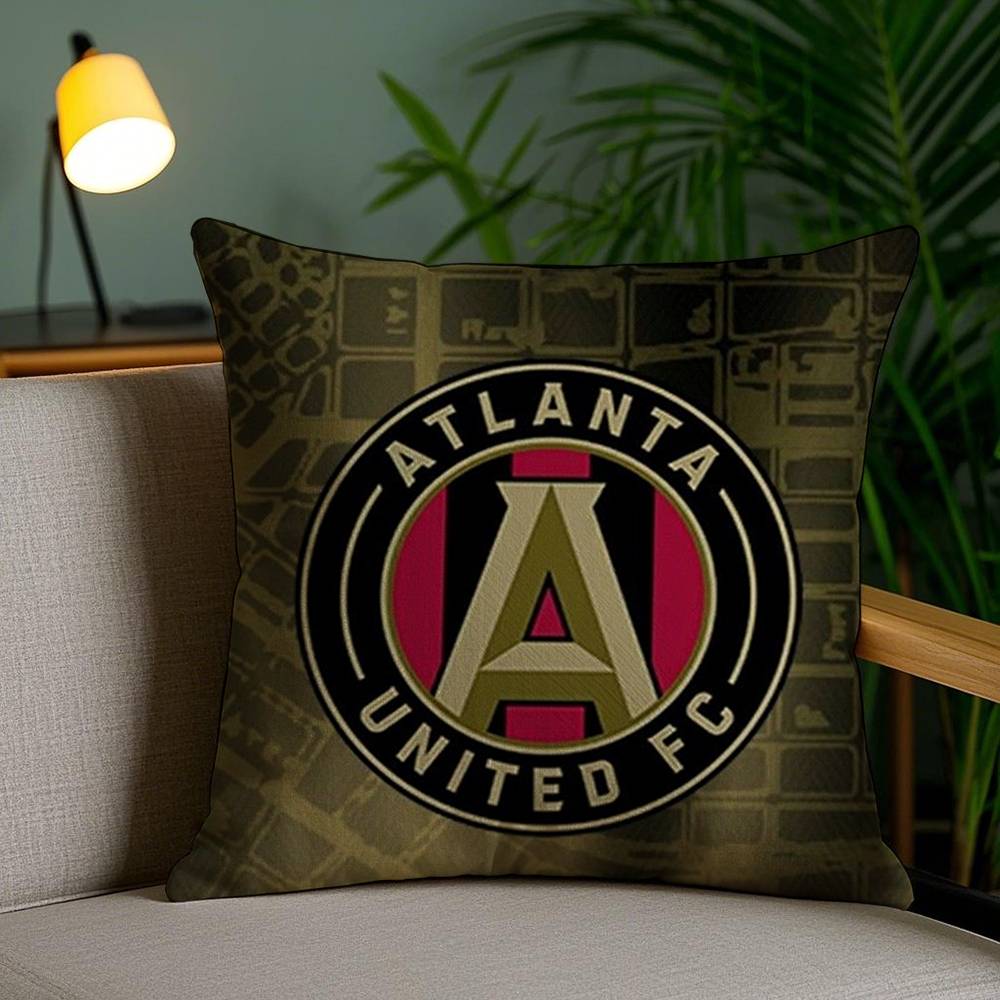 American Cities Atlanta Pillow Case Sofa Short Plush Double-sided HD Printing Room Home Office Gift Cushion Cover