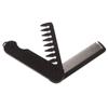 Multifuncional Pocket Folding Combs Plastic Wide Tooth Oil Head Comb Beard Combing Barber Hair Clipper Comb Salon Styling Tools