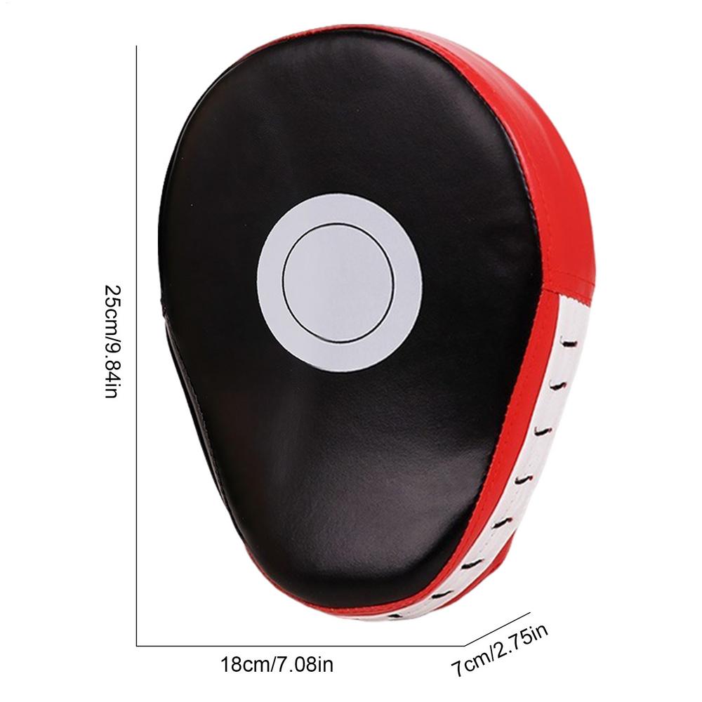 Curved Boxing Hand Target PU Leather Curved Punching Mitts Breathable Boxing Mitts Boxing Focus Pad for Martial Arts Training