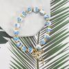 Women's Retro Handmade Ceramic Flower Bow Bracelet