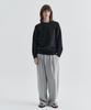 EZIO Plain Round Knit_Black