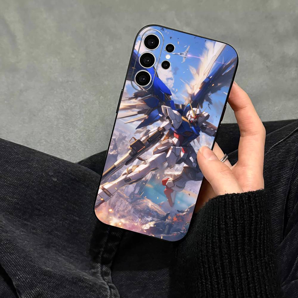 Gundam Anime  Phone Case For Samsung S25,S24,S21,S22,S23,S30,Ultra,S20,Plus,Fe,Note,10,9,5G Black Cover