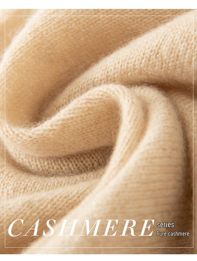 Children's 100% Pure Cashmere Neck Warmer - Boys & Girls Autumn/Winter Style, Flat Knit Gaiter for Warmth & Protection.