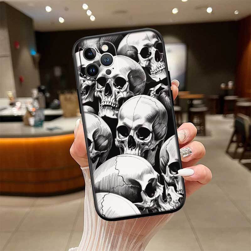 Grim Reaper Skeleton Skull Phone Case for Redmi Note 12 12S 12C 13 13C 13R 14 14S 14R 14C 11A 13X A3 A3X A4 A5 Pro Max Plus