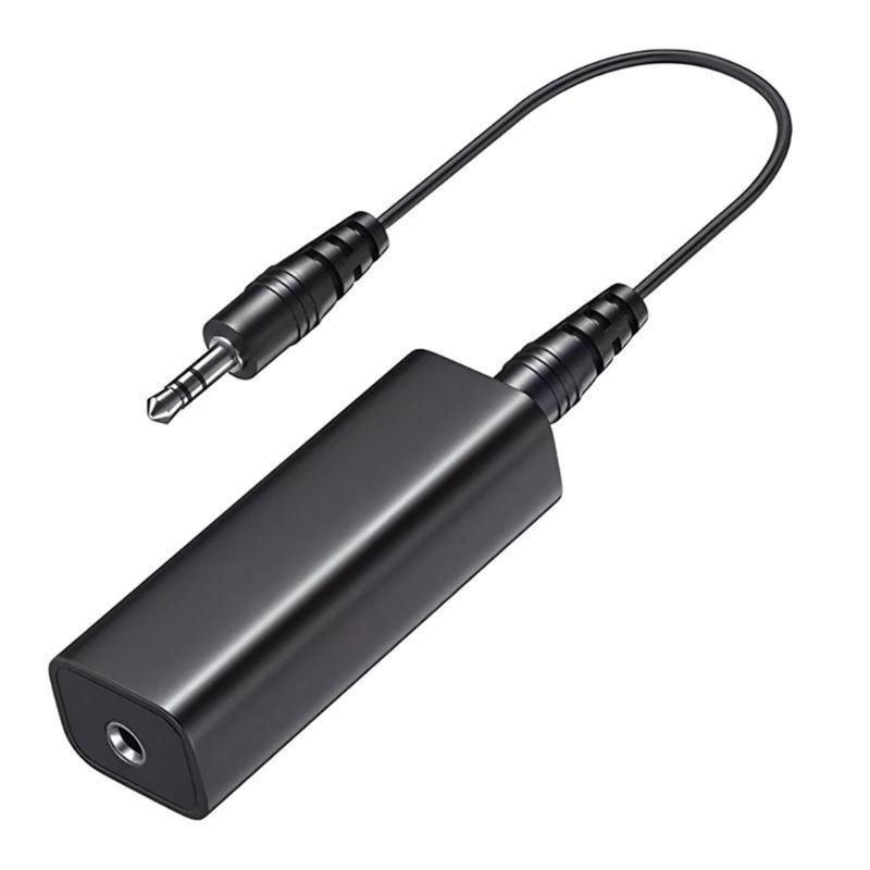 

Фильтр подавления звука 3,5 мм Устраняет шум земляной петли Изоляторы для автомобильных и домашних стереосистем чёрный