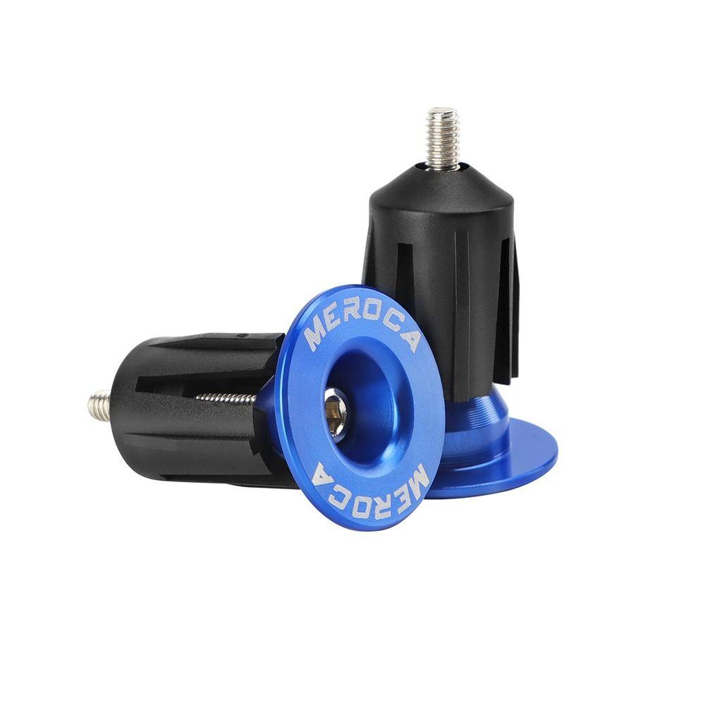 2pcs Aluminum Alloy Handlebar End Plug Bike Ornament Handlebar End Caps Bicycle Handlebar Plugs