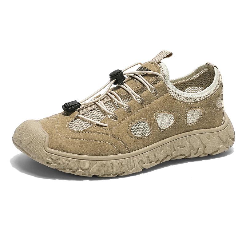 Scarpe Sportive Casual da Uomo Nuova Moda Suola Spessa Leggere Traspiranti Scarpe da Uomo Taglie Grandi Scarponcini da Trekking Uomo