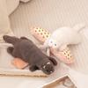 Realistic Ferret Plush Dolls Animal Large Ferret Toy Furry Stuffed Toy Cuddle Toy for Birthday Christmas Gifts