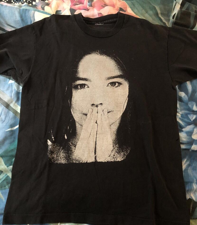 Retro Bjork Björk Debut Gift Fans Black Size S-5XL Shirt OB95 XXXL