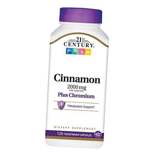 Cinnamon Plus Chromium, 21st Century 120vegcaps (36440042)