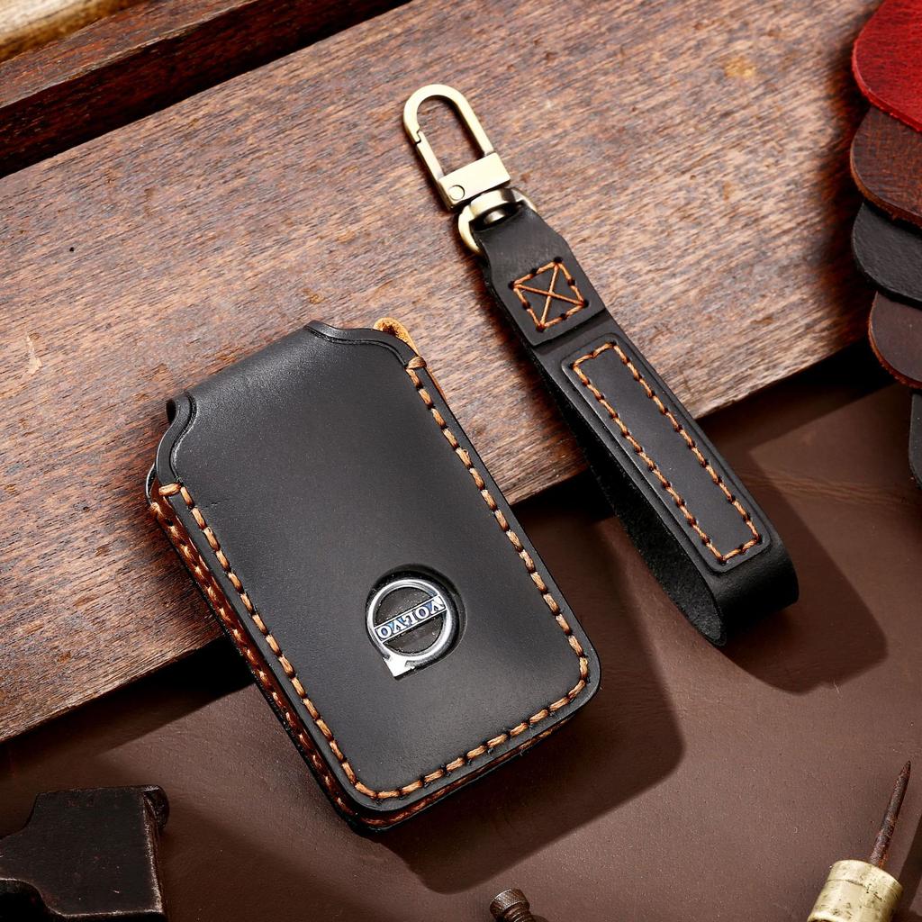 Car Key Case for Volvo Key Cover XC60 XC90S90 Handmade Key Cover