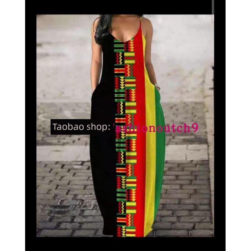 

Summer New Arrival Easiest for Match Street Hipster Loose Dress Women Summer Long Dresses 402803zywyqz 3XL