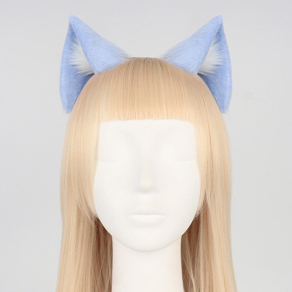 Cosplay Cute Cat Ears Headband - Adjustable, Lifelike Accessory for Costumes