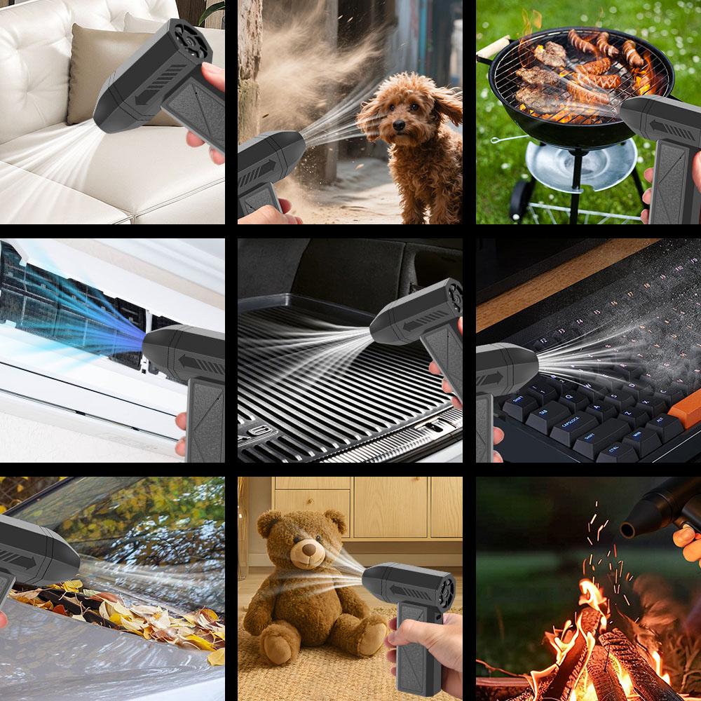 Hand Tools Turbo Jet Fan Air Duster Cleaner For Tablet PC Electrics Dust Blowing Air Blower 130000RPM Air Pump Portable Inflator