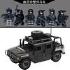 Military Special Forces Building Blocks Set – Armored Motorcycle & SWAT Mini Figures, Tactical Police Construction Toy