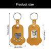 Pet Furs Memorial Keychains Dog Cats Hair Keepsakes Holder Engraved Pet Loss Gift Pet Hair Container Keyring Keepsakes