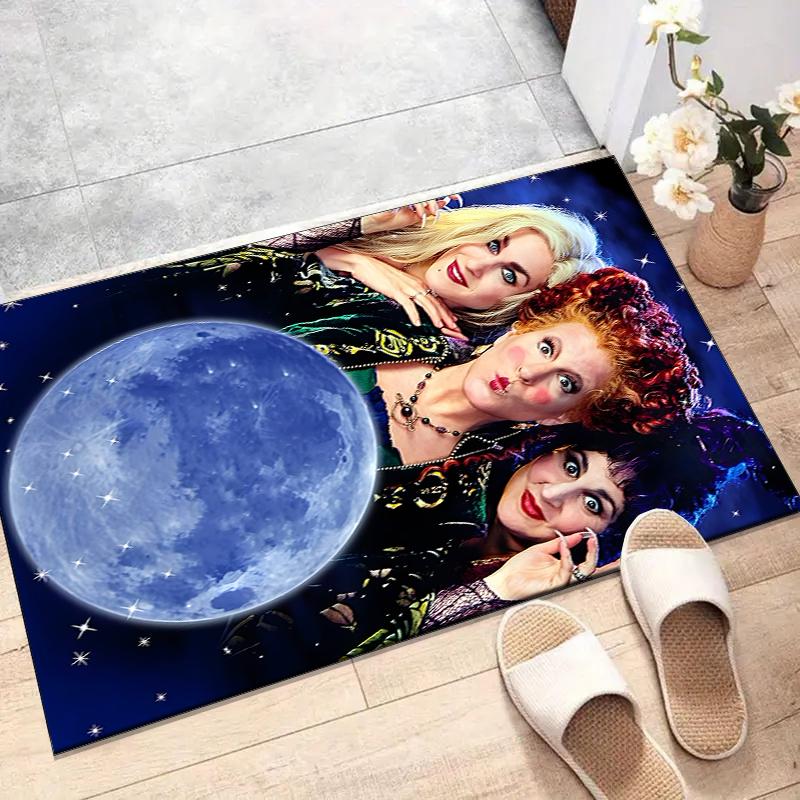 Hocus Pocus Polyester Carpet, Soft Indoor Mat for Office Chair, Living Room, Computer Desk - Decorative Home Office Rug Design