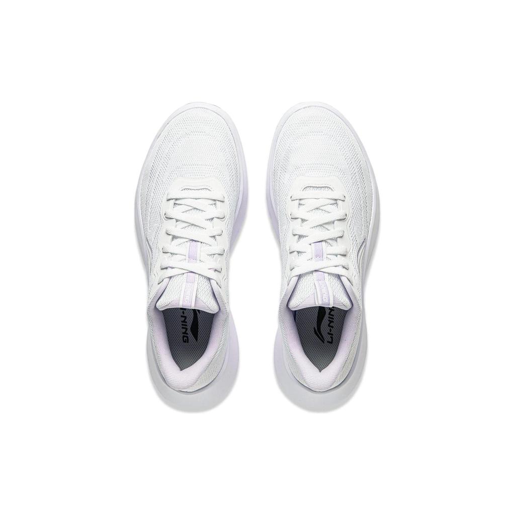 Li Ning Light Strings Cushioning Slip Resistant Abrasion Resistant Lightweight Low top Sprint Running Shoes Women's ARSU022-1