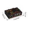 5-Port Network LAN RJ45 POE Splitter Wlan Hub Ethernet Switch 10/100M Industrial
