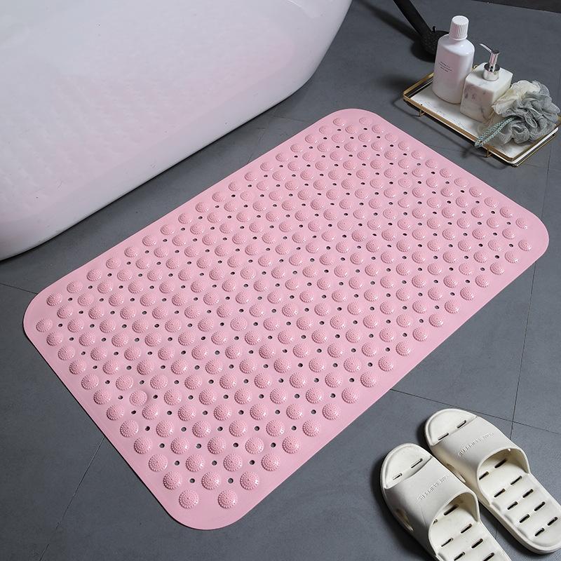 Startseite Anti-Rutsch-Duschboden Badematte Badezimmermatte Saugnapf Massagepunkt Teppich 40*80cm rosa