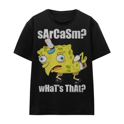 SpongeBob SquarePants Unisex Adult Sarcasm Meme T-Shirt