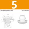 High-Temp Resistant Silicone Rubber Stopper with Card Slot Sealing Cap