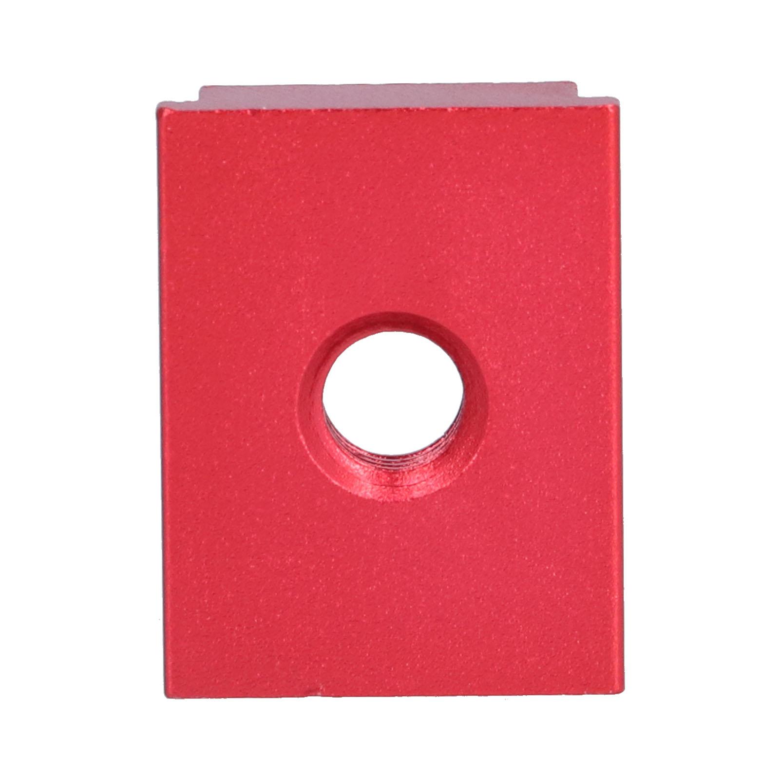 

5Pcs Sliding Nut T Track Slider Aluminum Alloy Woodworking Tool Jigs Screw Slot Fastener Red