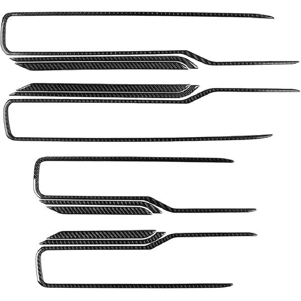 Real Soft Carbon Fiber Car Gear Shift Control Panel 2/4WD Switch Button Dashboard Trim Sticker Compatible with Dodge Ram 1500/2500/3500
