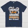 I'm Not Arguing Im Just Explaining Why I Am Right Cotton Summer Casual Cool Loose T-Shirt