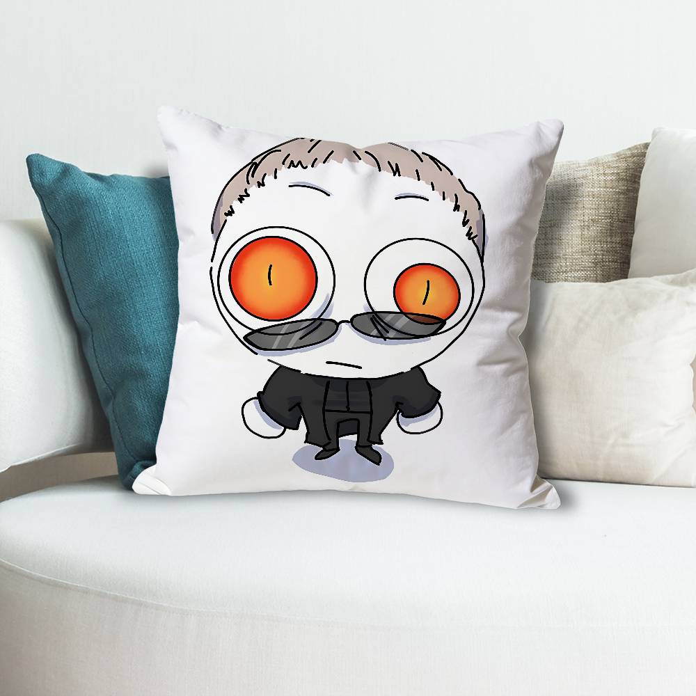 Cool AAlbert WWesker Anime Celebrity Merchandise AllMatch Printed Pillow Case Sofa Car Office Room Decoration Protector