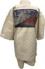 Product from Our Jinbei Japanese Pattern Red Fuji [Edoten] [Original Store!] Shijira-ori (beige/ecru) (XL, Ecru)