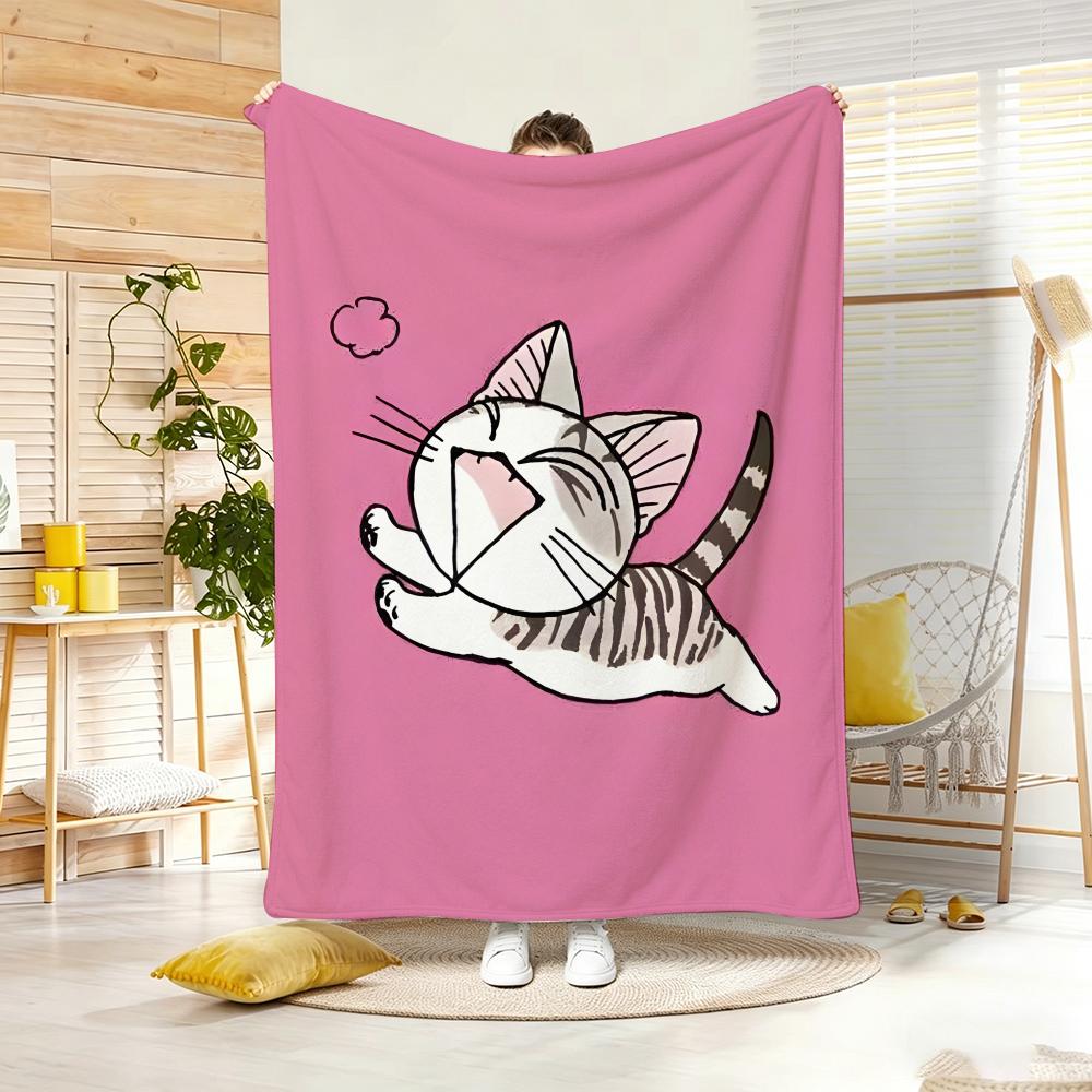 Cartoon C-ChisS Sweet HomeS Throw Soft Warm Throw Blanket for Bedroom Living Room Bed Travel Camping Picnic Gift