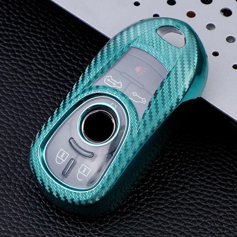 Carbon Fiber Buick Key Case for GL8, Envision, GX, Regal, and LaCrosse
